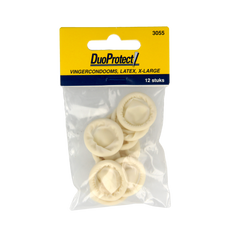 Duoprotect Vingercondoom maat XL 12.00 Stuks