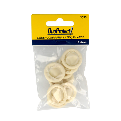 Duoprotect Vingercondoom maat XL 12.00 Stuks