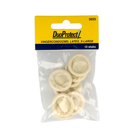 Duoprotect Vingercondoom maat XL 12 Stuks