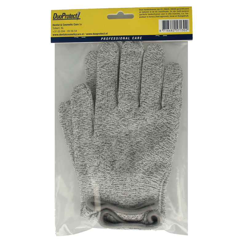 Duoprotect Snijbestendige handschoen maat L 1 Paar