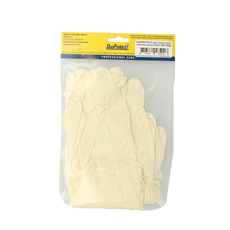 Duoprotect Handschoen latex poedervrij medium 10.00 Stuks