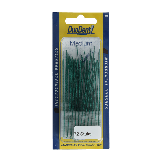 Duodent Interdentaal borstel medium 0.9 72 Stuks
