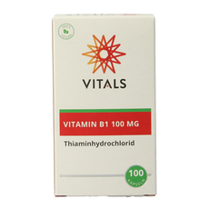 Vitals Vitamine B1 thiamine 100mg 100.00 Capsules