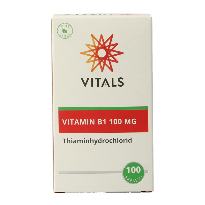 Vitals Vitamine B1 thiamine 100mg 100 Capsules