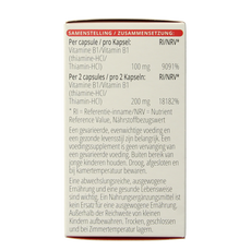 Vitals Vitamine B1 thiamine 100mg 100.00 Capsules
