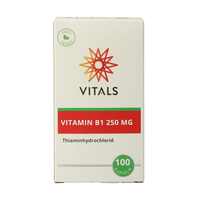 Vitals Vitamine B1 thiamine 250mg 100 Capsules
