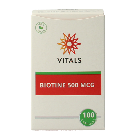 Vitals Biotine 500 mcg 100 Capsules