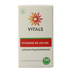 Vitals Vitamine B5 250mg 100.00 Capsules