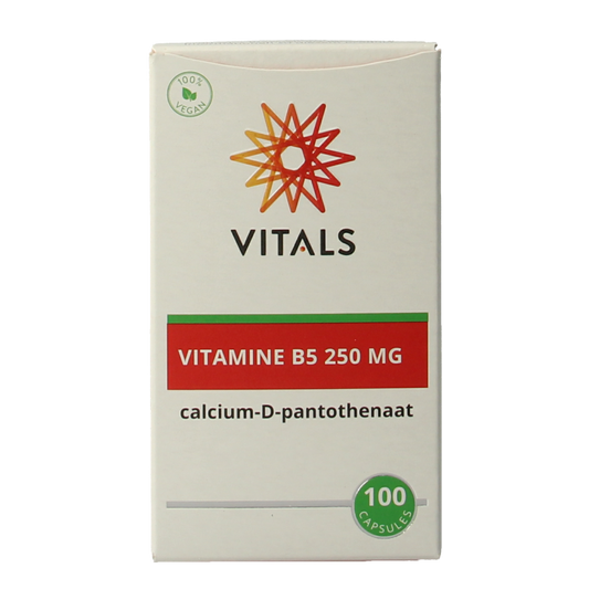 Vitals Vitamine B5 250mg 100 Capsules