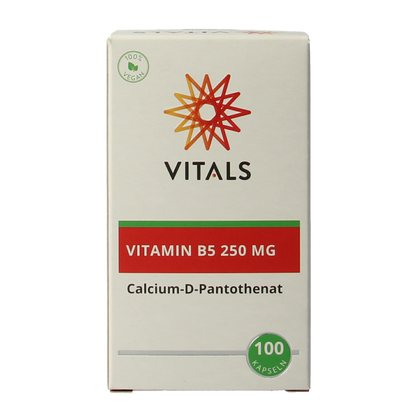 Vitals Vitamine B5 250mg 100.00 Capsules