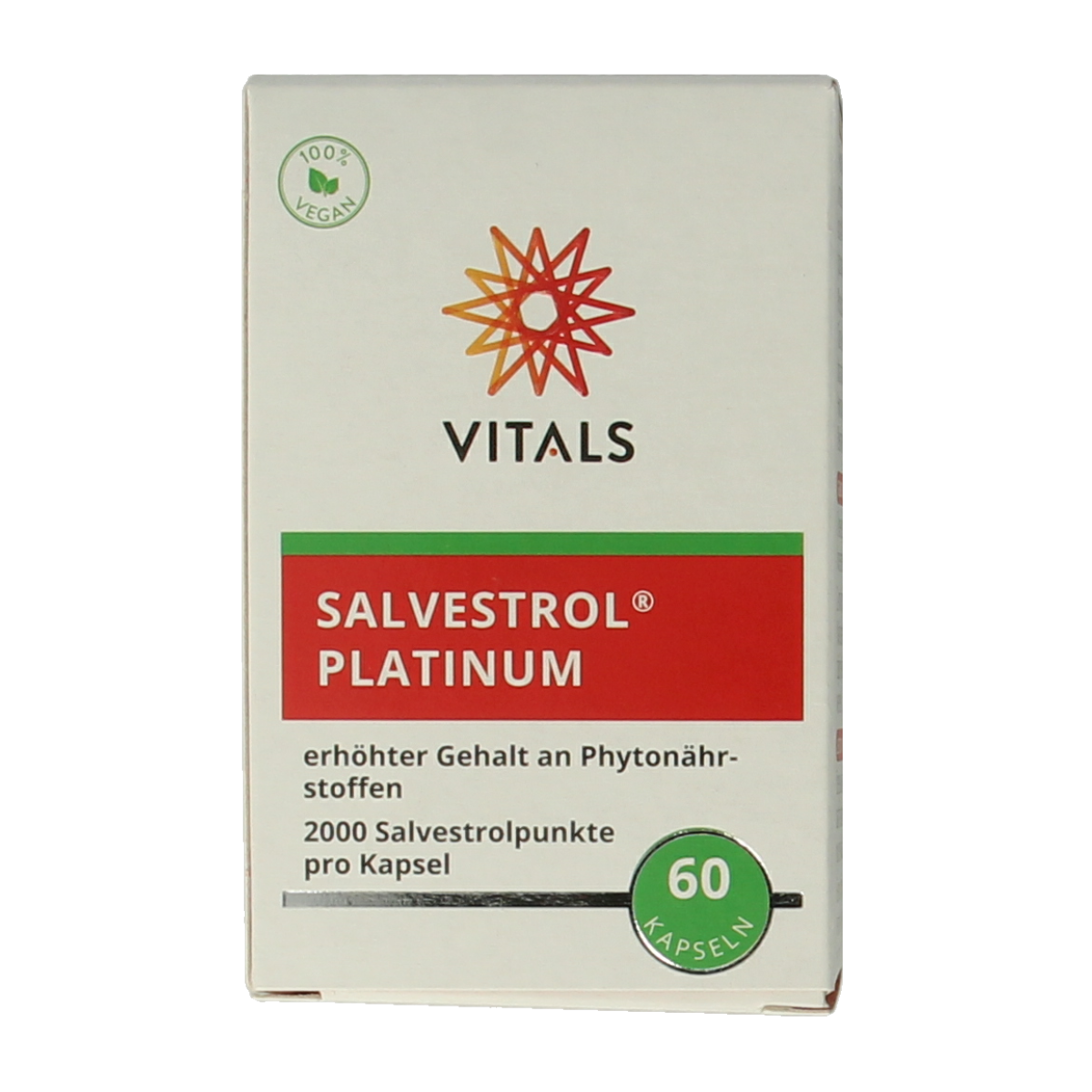 Vitals Salvestrol platinum 60.00 Capsules