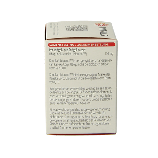 Vitals Ubiquinol 100 mg 60.00 Softgels