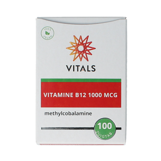 Vitals Vitamine B12 methyl 1000 mcg 100.00 Zuigtabletten