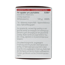 Vitals Vitamine B12 methyl 1000 mcg 100.00 Zuigtabletten