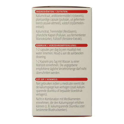 Vitals Kalium citraat 200 mg 100.00 Capsules