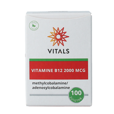 Vitals Vitamine B12 2000 mcg 100.00 Zuigtabletten