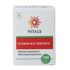 Vitals Vitamine B12 2000 mcg 100.00 Zuigtabletten
