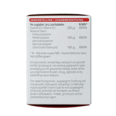 Vitals Vitamine B12 2000 mcg 100.00 Zuigtabletten