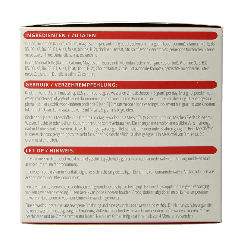 Vitals Elke dag poeder 250 Gram