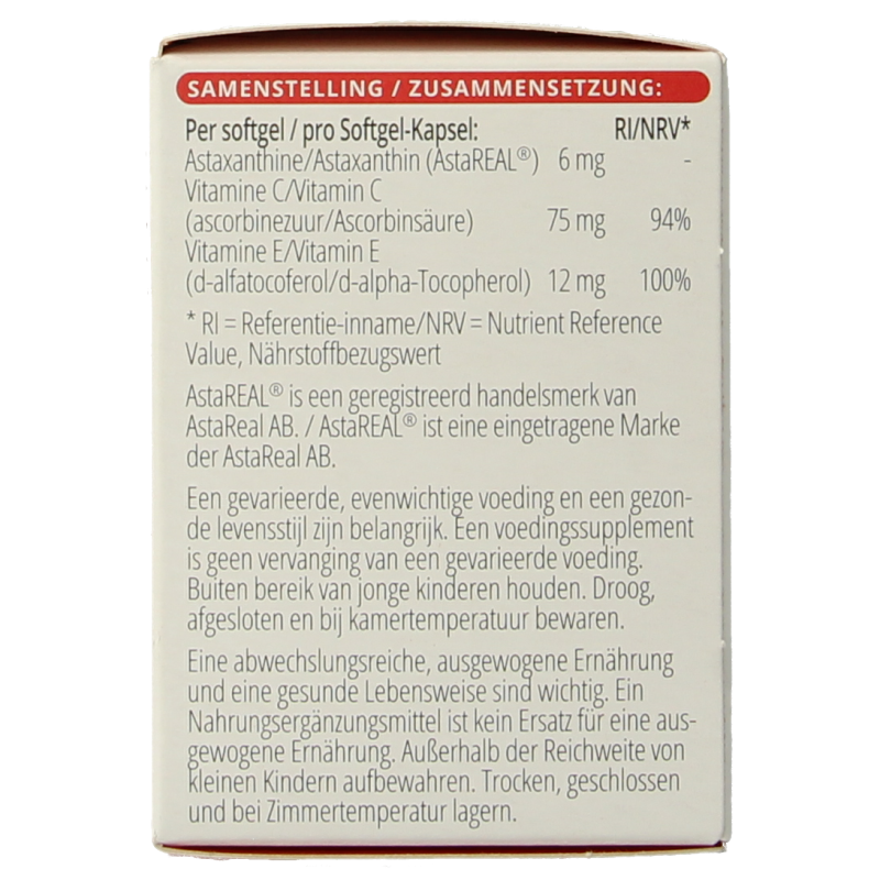 Vitals Astamax 6 mg 60 Softgels
