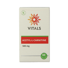 Vitals Acetyl-L-Carnitine 500mg 60 Vegetarische capsules