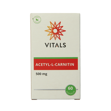 Vitals Acetyl-L-Carnitine 500mg 60 Vegetarische capsules