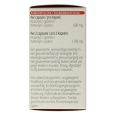 Vitals N-Acetyl-L-cysteine 600 mg 60 Vegetarische capsules