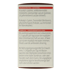 Vitals N-Acetyl-L-cysteine 600 mg 60 Vegetarische capsules
