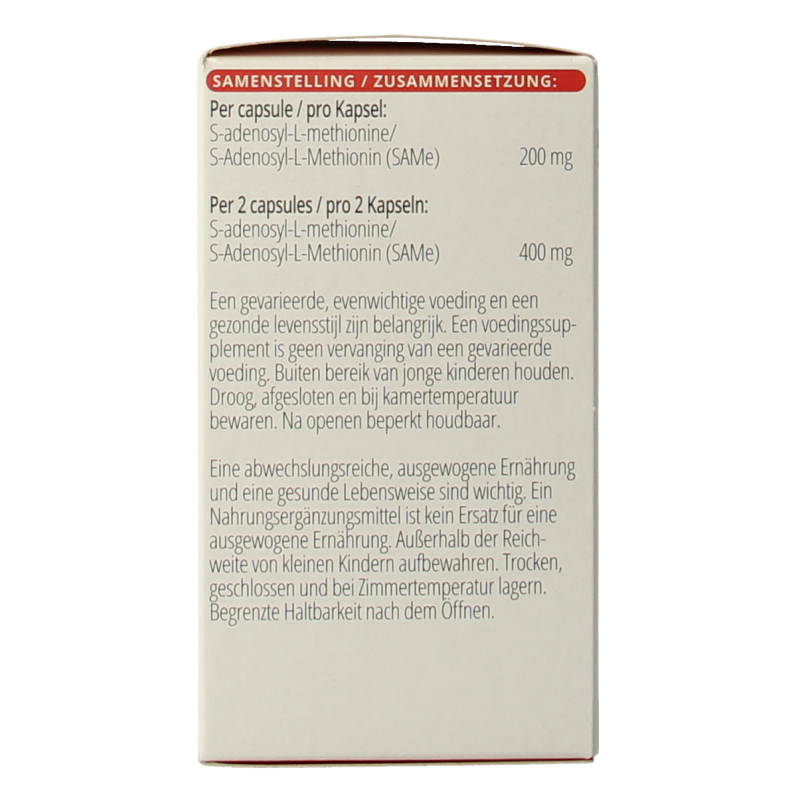 Vitals SAMe 200mg 60 Vegetarische capsules