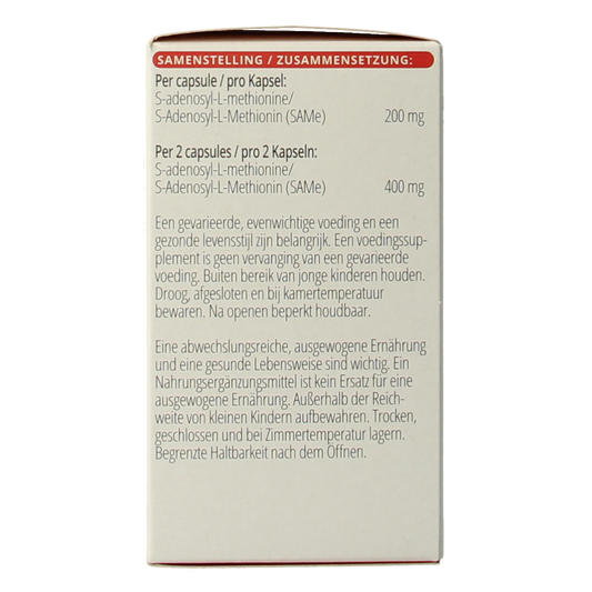 Vitals SAMe 200mg 60.00 Vegetarische capsules