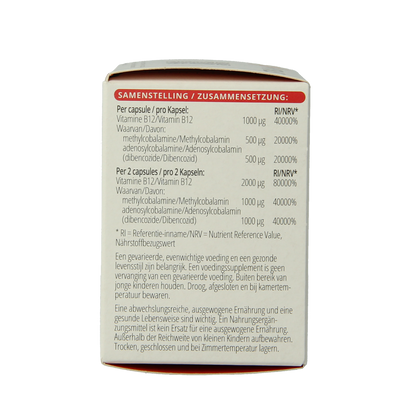 Vitals Vitamine B12 1000 mcg 100.00 Capsules