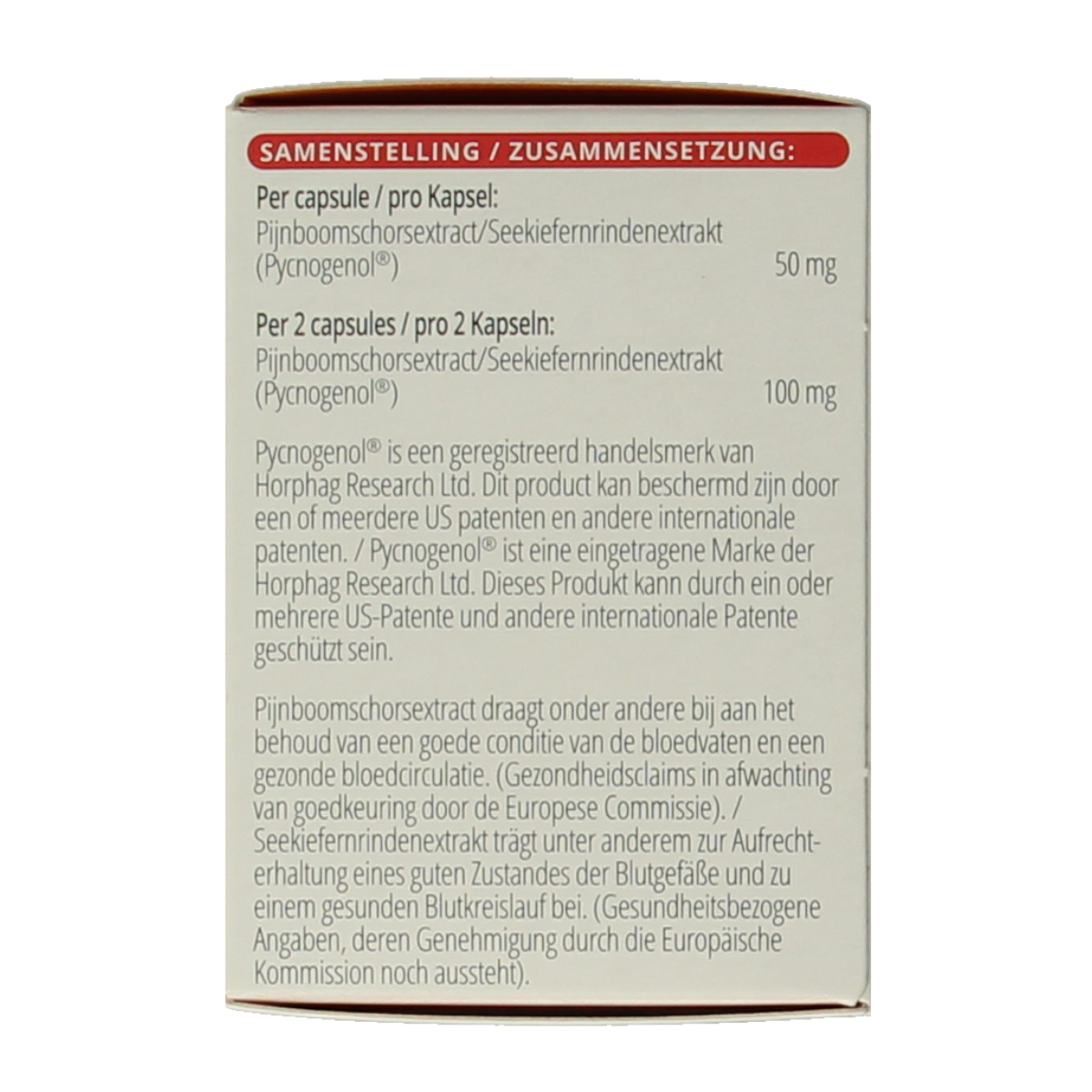 Vitals Pycnogenol 60.00 Capsules
