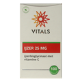 Vitals IJzer 25mg met vitamine C 100.00 Capsules