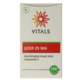 Vitals IJzer 25mg met vitamine C 100 Capsules