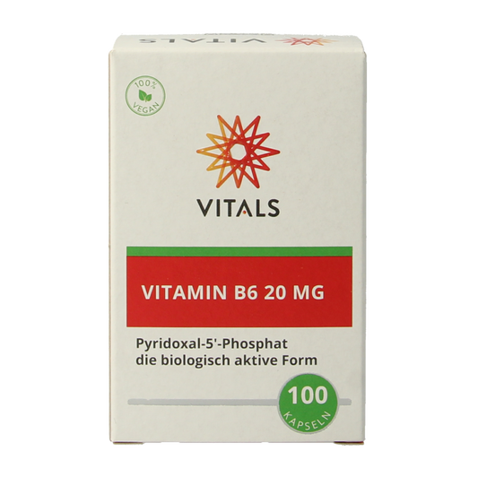 Vitals Vitamine B6 20 mg 100 Capsules