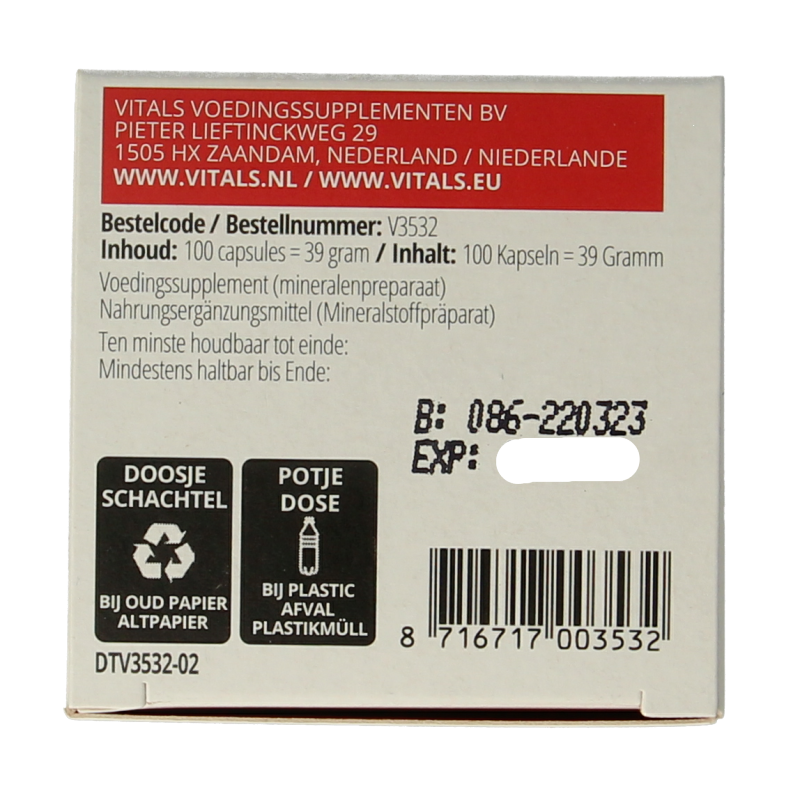 Vitals Jodium bio 100 Capsules