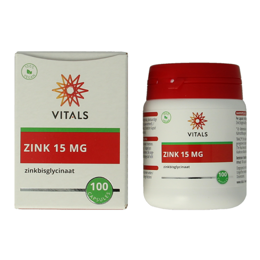Vitals Zink 15mg 100 Capsules