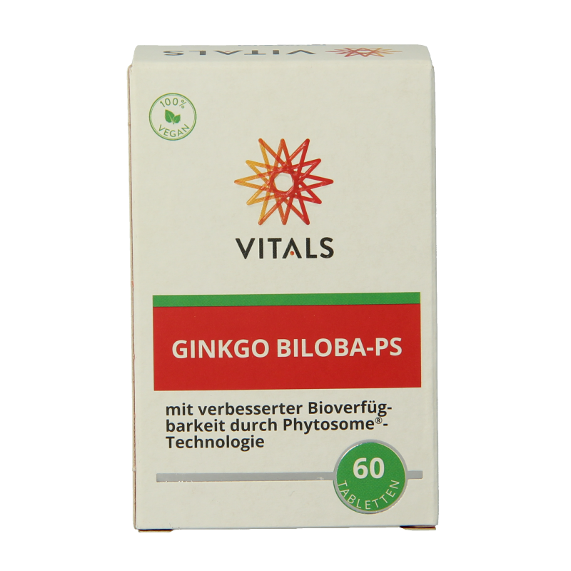 Vitals Ginkgo biloba PS 480 mg 60 Tabletten