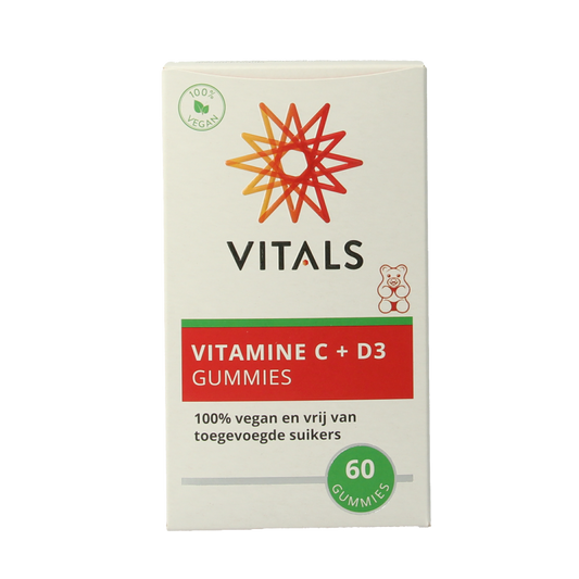Vitals Vitamine C + D3 60 Gummies