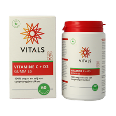 Vitals Vitamine C + D3 60 Gummies