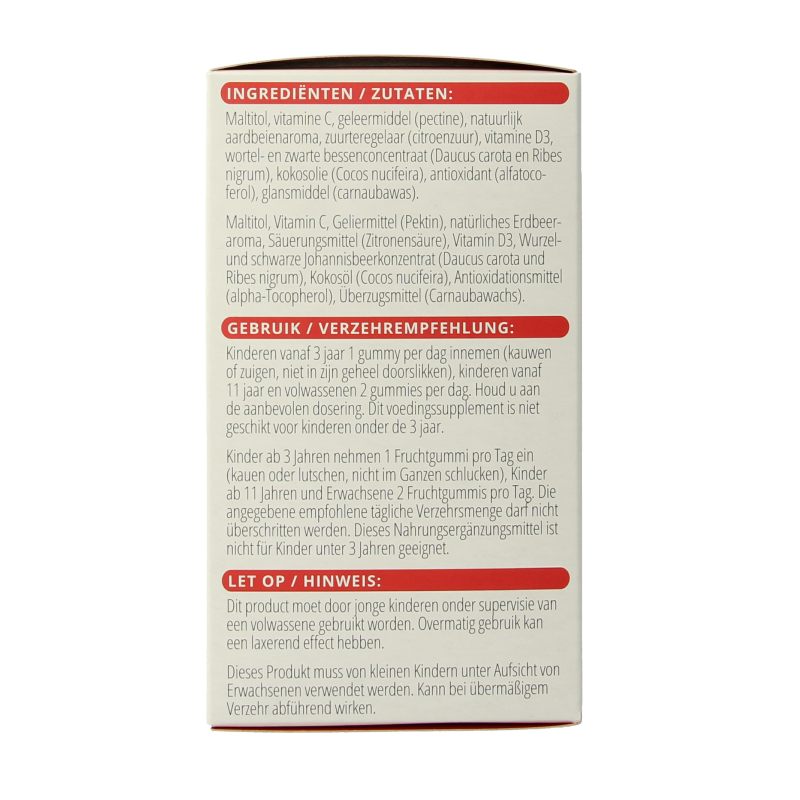 Vitals Vitamine C + D3 60 Gummies