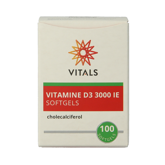 Vitals Vitamine D3 3000IE 100 Softgels