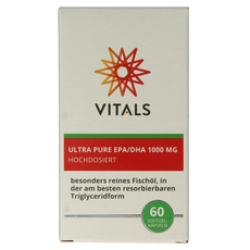 Vitals EPA/DHA Ultra pure 1000mg 60.00 Softgels