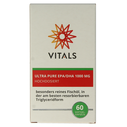 Vitals EPA/DHA Ultra pure 1000mg 60.00 Softgels