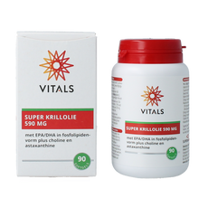 Vitals Super krillolie 590mg 90.00 Softgels