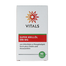 Vitals Super krillolie 590mg 90.00 Softgels