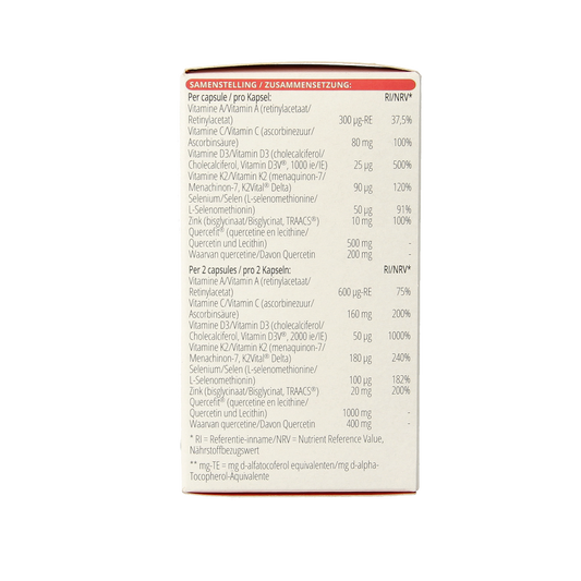 Vitals Immuunformule pro 60.00 Capsules