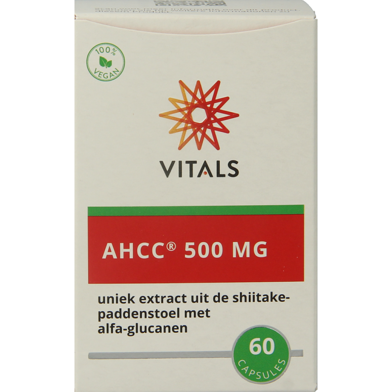 Vitals AHCC 500mg 60 Capsules
