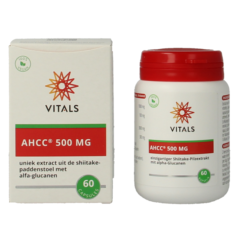 Vitals AHCC 500mg 60 Capsules
