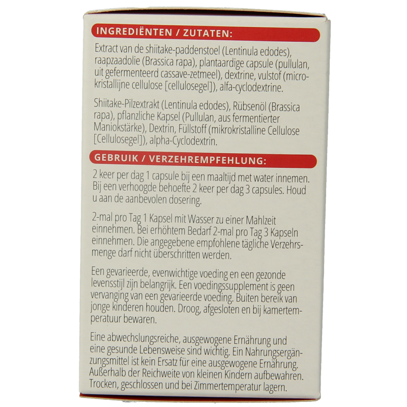 Vitals AHCC 500mg 60 Capsules